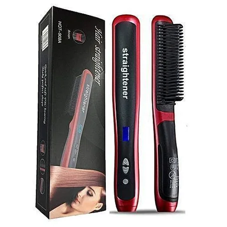 Brush hair straightener fast