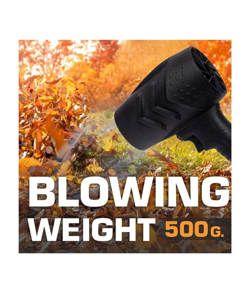 منفاخ هواء توربو جيت لاسلكي فائق القوة لتجفيف السيارة مع منظم سرعة متدرج وبطارية واحدة