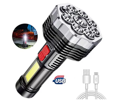 مصباح يدوي USB متعدد الفتحات