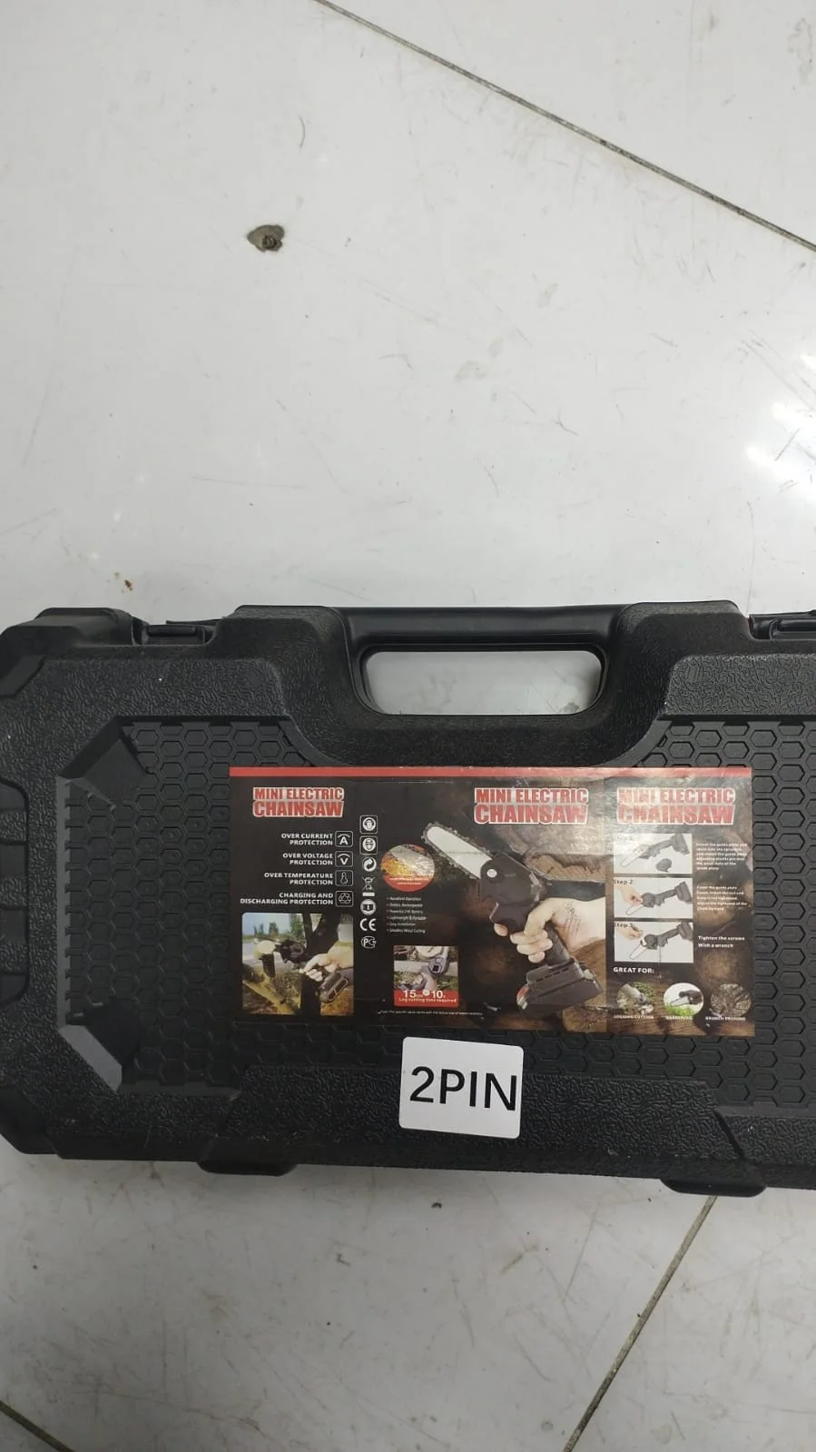 منشار جنزيري صغير كهربائي ٤٨ فولت