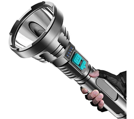 مصباح يدوي كبير اضاءه 500 متر