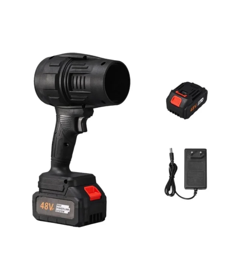 منفاخ هواء توربو جيت لاسلكي فائق القوة لتجفيف السيارة مع منظم سرعة متدرج وبطارية واحدة