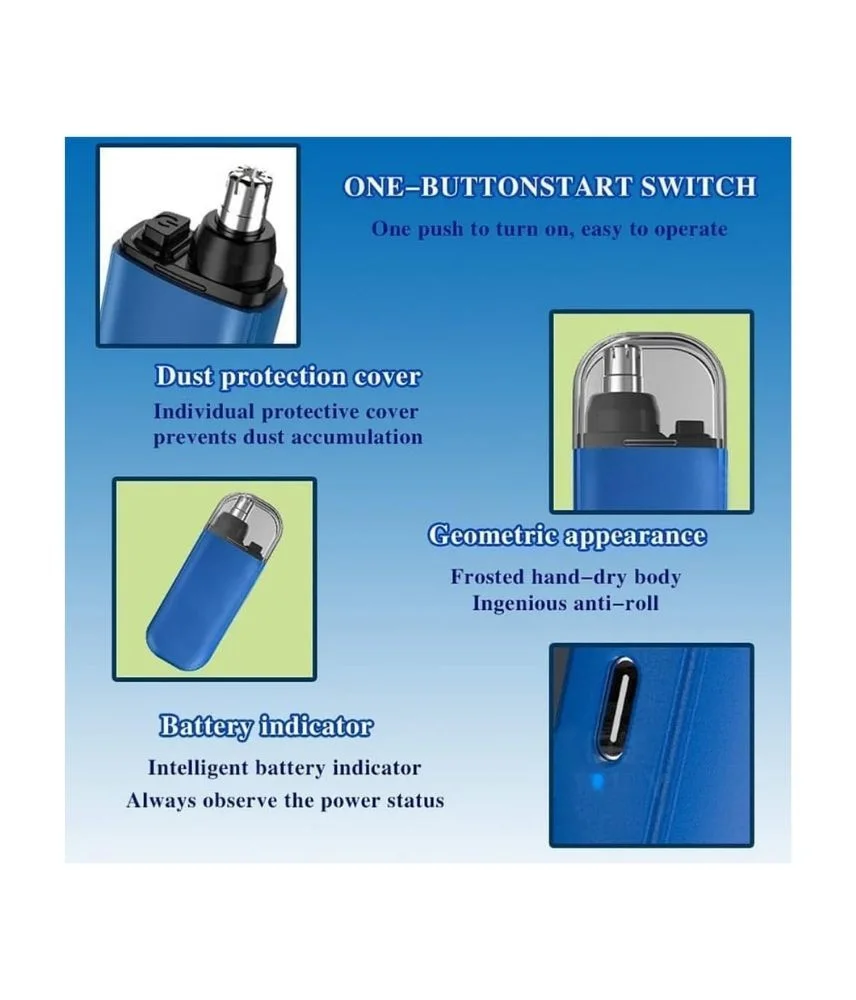 ماكينة تشذيب شعر الأنف الكهربائية