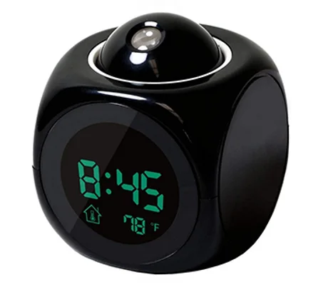 ساعة المنبه الرقمية متعددة الوظائف بشاشة ال سي دي