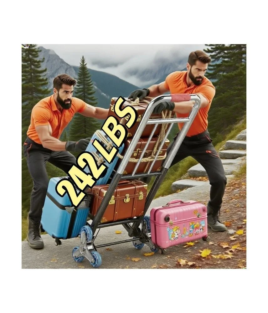 عربة نقل محمولة لصعود السلالم 6 عجلات