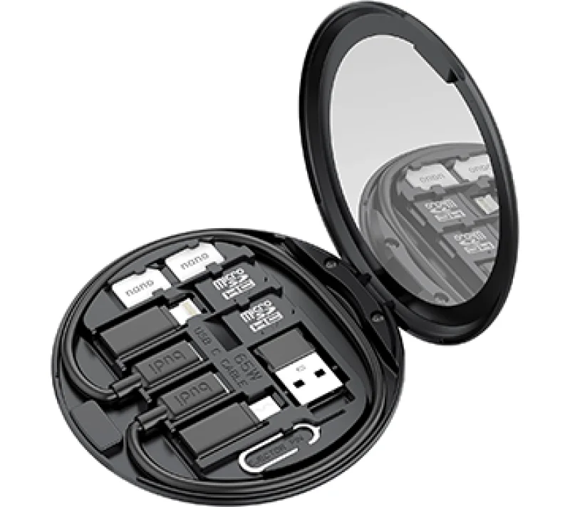 عرض قطعتين حقيبة تخزين شحن ونقل البيانات