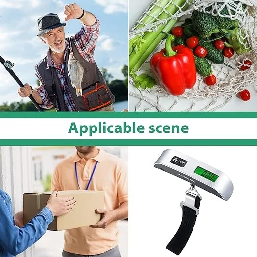 ميزان الأمتعة الرقمي القابل للتعليق