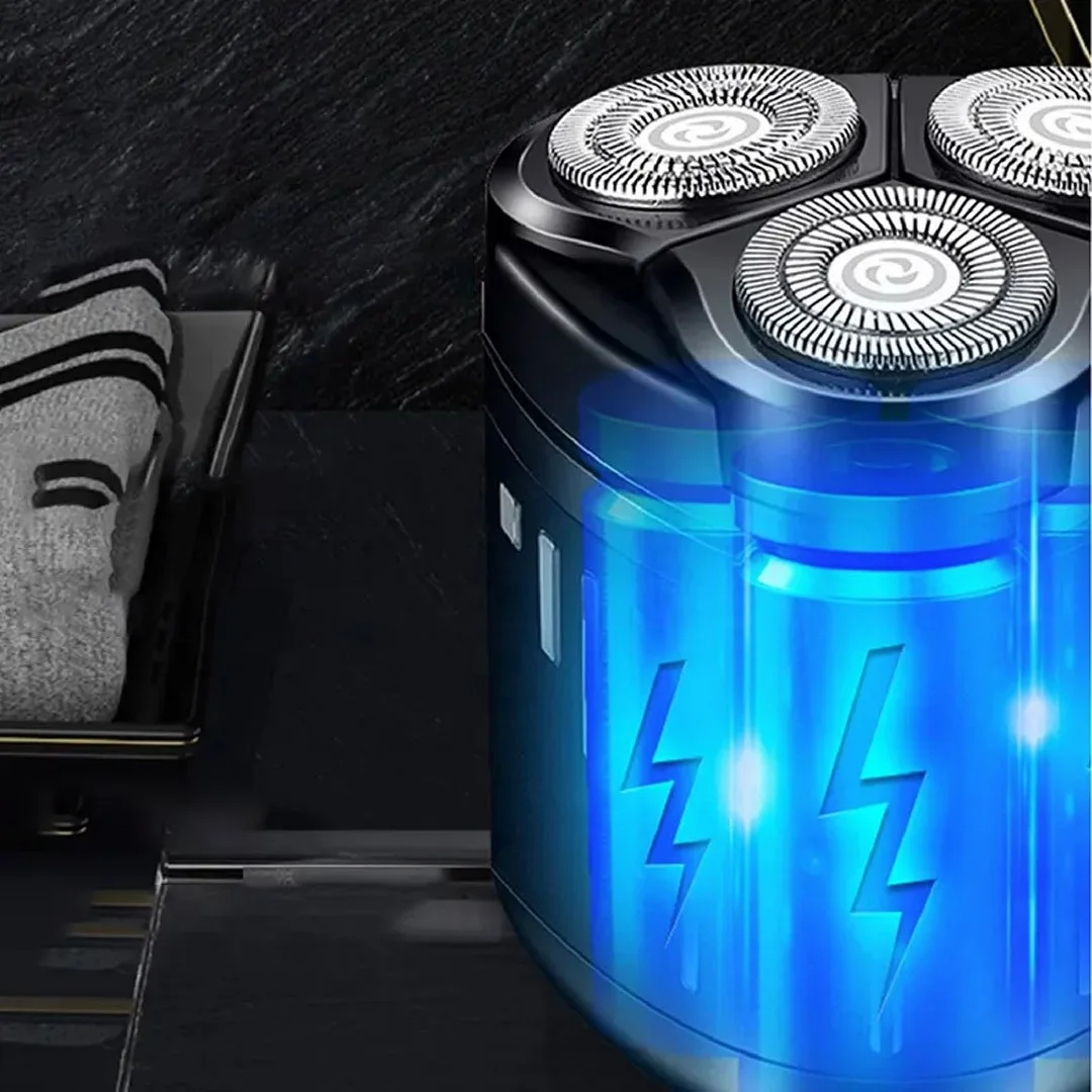 ماكينة الحلاقة بثلاثة رؤوس حادة