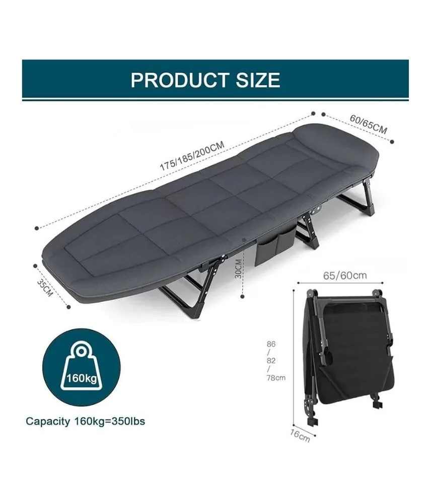 كرسي أرضي قابل للطي متعدد الوضعيات بوسادة مبطنة