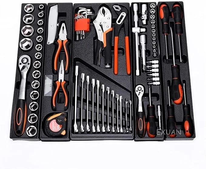 طقم أدوات إصلاح السيارة مكون من 85 قطعة