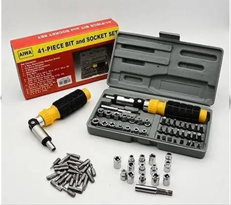 مجموعة أدوات من الفولاذ المقاوم للصدأ 41 قطعة