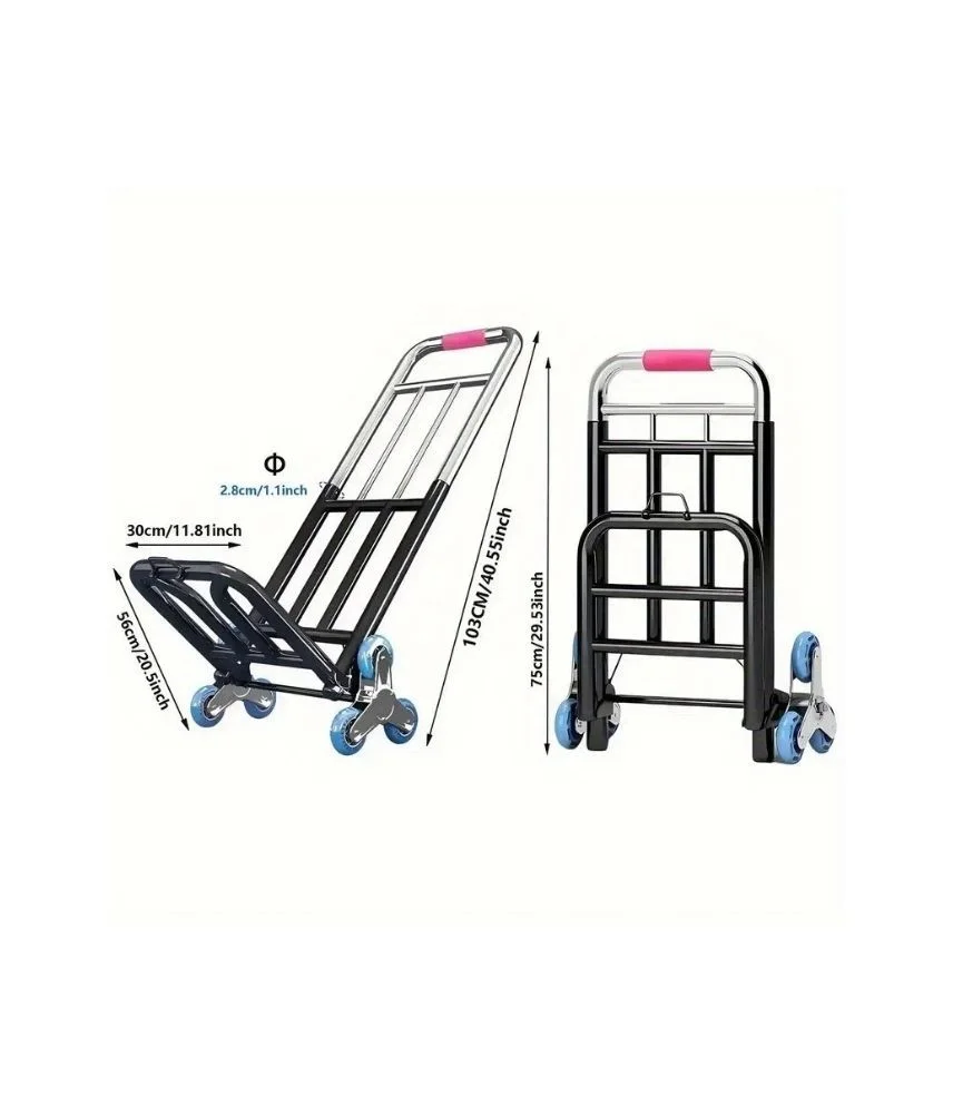 عربة نقل محمولة لصعود السلالم 6 عجلات