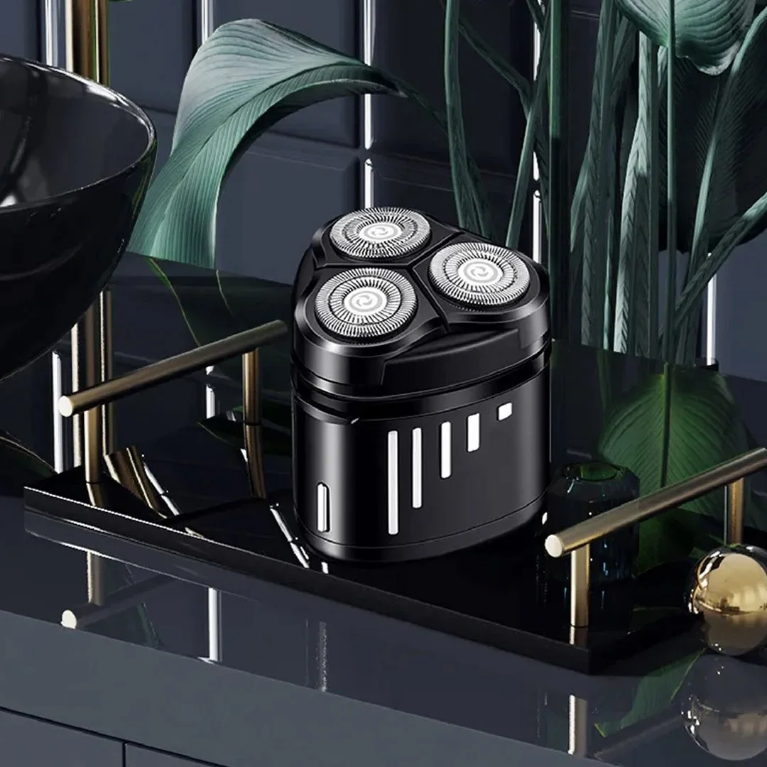 ماكينة الحلاقة بثلاثة رؤوس حادة