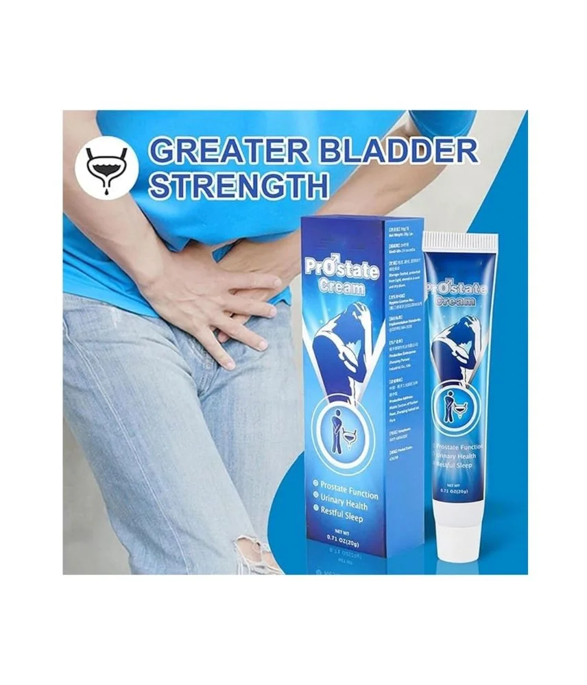 عرض قطعتين من كريم العناية بالبروستاتا للرجال