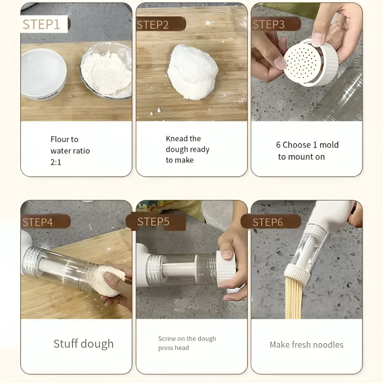 ماكينة صنع المعكرونة اللاسلكية 6 في 1