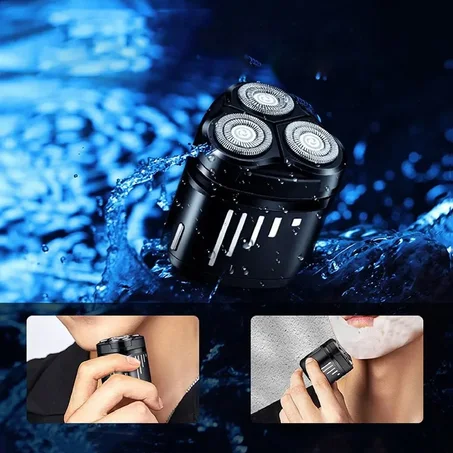 ماكينة الحلاقة بثلاثة رؤوس حادة