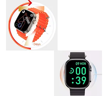 عرض 2 قطعه ساعة سمارت t800