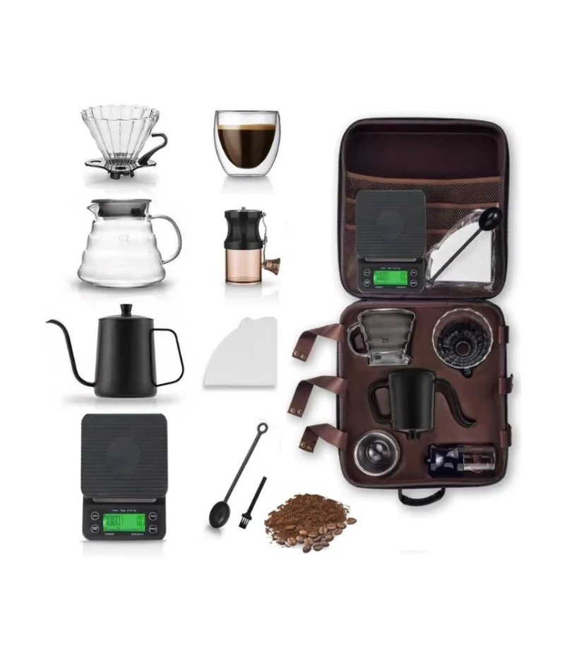 مجموعة متكاملة لتحضير القهوة المختصة بطريقة التقطير
