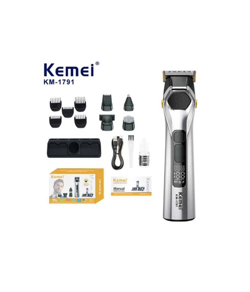 ماكينة حلاقة وتحديد متعددة الاستخدامات كيمي Kemei KM-1791