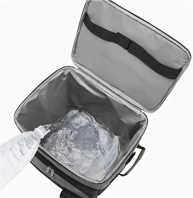 حقيبة ظهر معزولة بعجلات مقاومة للماء