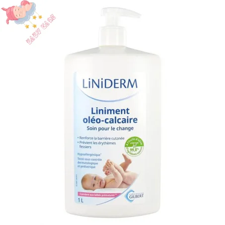 LINIDERM LINIMENT OLÉO-CALCAIRE STABILISÉ AVEC POMPE 1L – GILBERT