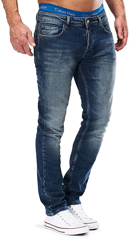 MERISH J2100 slim بنطلون جينز رجالي مطاطي