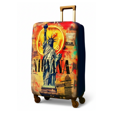 Camingo Housse de Valise "Nirvana" - Style Nirvana & Art Urbain