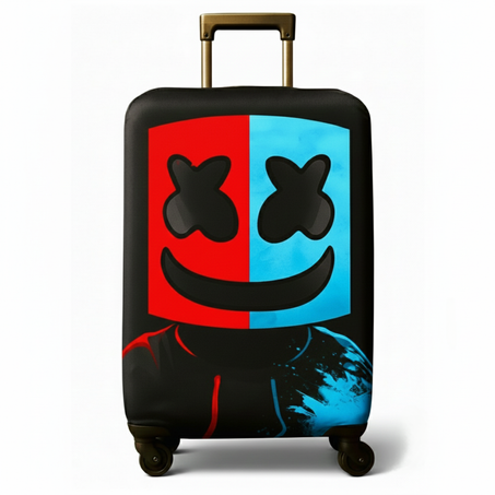 Camingo Housse de Valise "Marshmello" - Bicolore