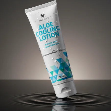 إلى كان الألم كيشدك، Aloe Cooling Lotion كيطلقك.