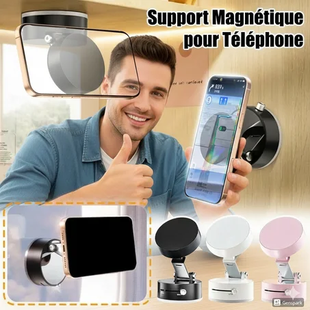Support magnétique pour téléphone ultra puissant
