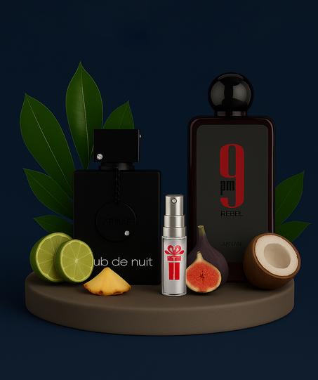 10ml (9pm rebel + club de nuit +grt