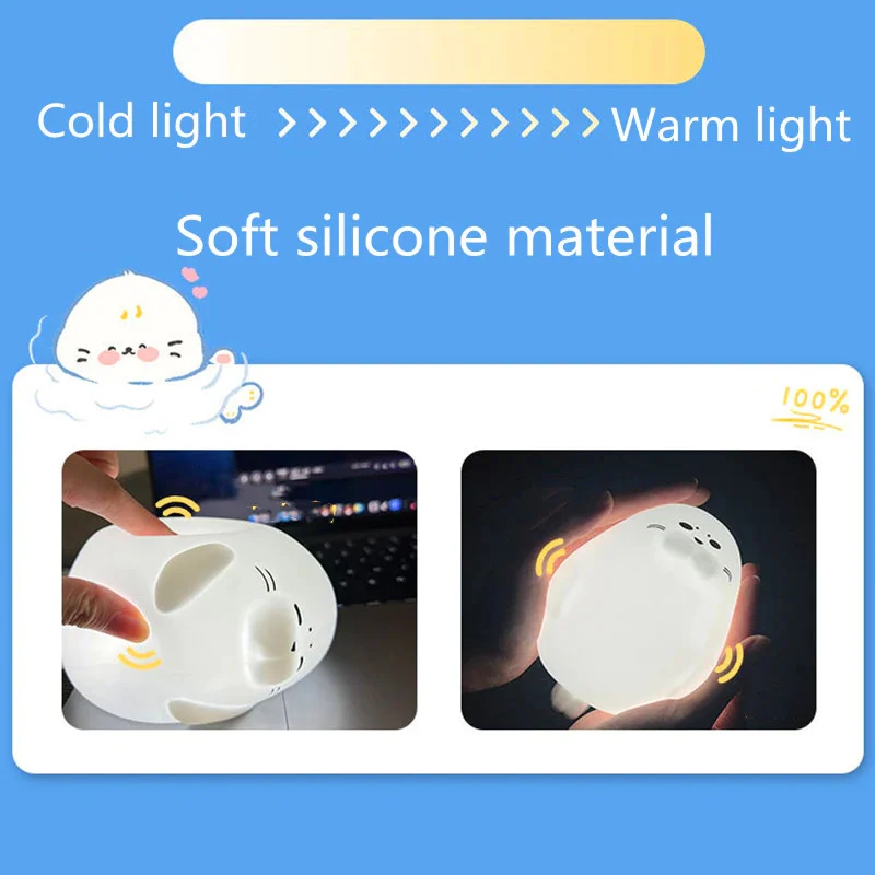 Silicone Seal Night Light: A Dual-Use LED Lamp for Your Home