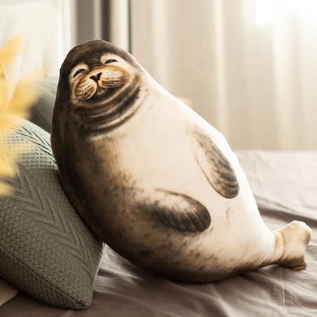 Hot Chubby Seal Pillow: Squeeze, Cuddle, Repeat - The Ultimate Plushy Pleasure!