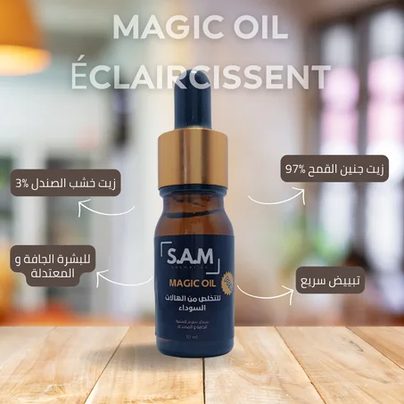 Magic oil éclaircissent