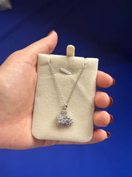 Collier SWAN argenté