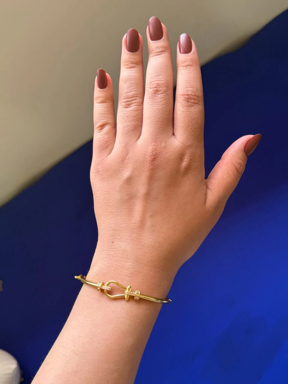 Bracelet doré en acier inoxydable