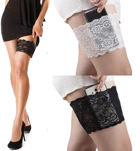 ( 2 BANDE AVEC DEUX COULEURS )  BANDE ANTI-FROTTEMENT POUR LES CUISSES AVEC POCHE DE RANGEMENT