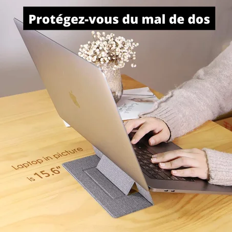 SUPPORT INVISIBLE POUR ORDINATEUR PORTABLE