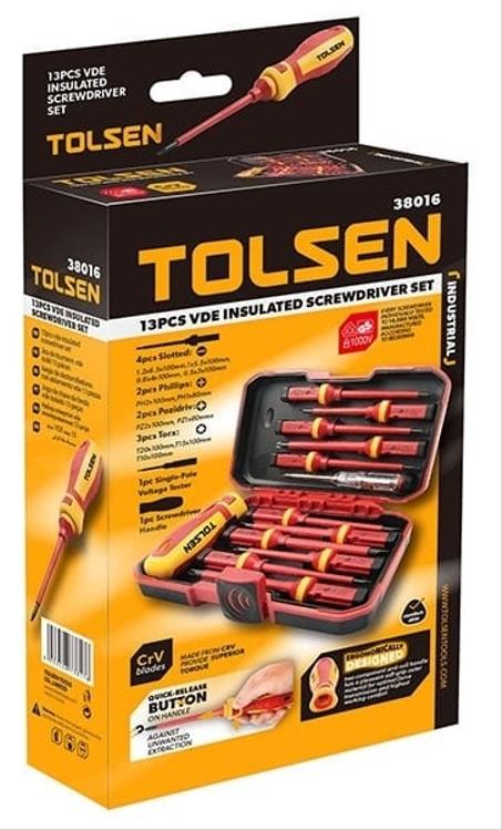 JEUX DE TOURNEVIS 100V COFFRET 13PCS produit originale Tolsen