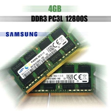 Samsung RAM 4 Go de Memoire DDR3 PC3L-12800S Pour PC Portable