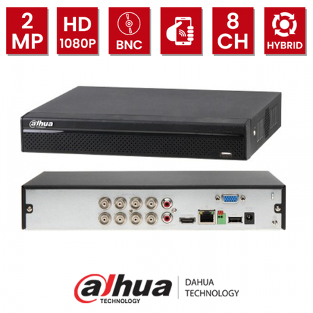 Enregistreur DVR Dahua | 8 caméras | 2 MP | HD | 1080P |