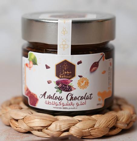 أملو بالشوكولاتة الداكنة والكاكاو - قرعة زجاج 200 جرام