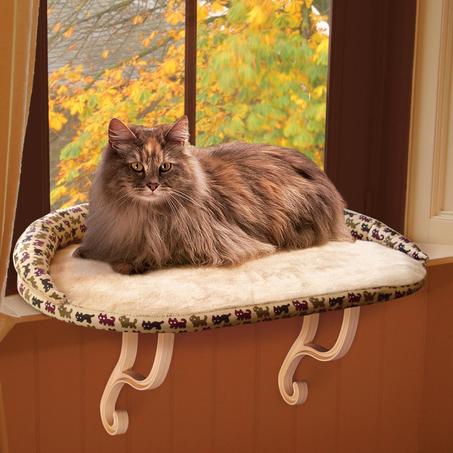 Deluxe Kitty Sill with Bolster