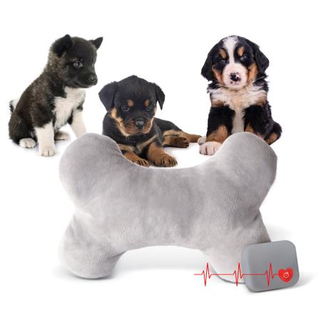 Mother’s Heartbeat Puppy Bone Pillow