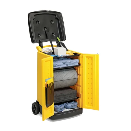 PIG® Big Daddy Mobile Spill Caddy | High-Capacity Absorbent Station | EPA & OSHA Compliant