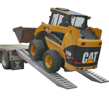 Pro-Grade 12' Aluminum Equipment Ramps | 12,000 Lb Capacity | Mini Excavator & Skid Steer