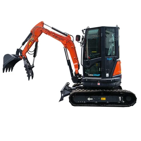 CFG-35 Pro 3.5-Ton Mini Excavator | Zero Tail Swing | Hydraulic Thumb Included