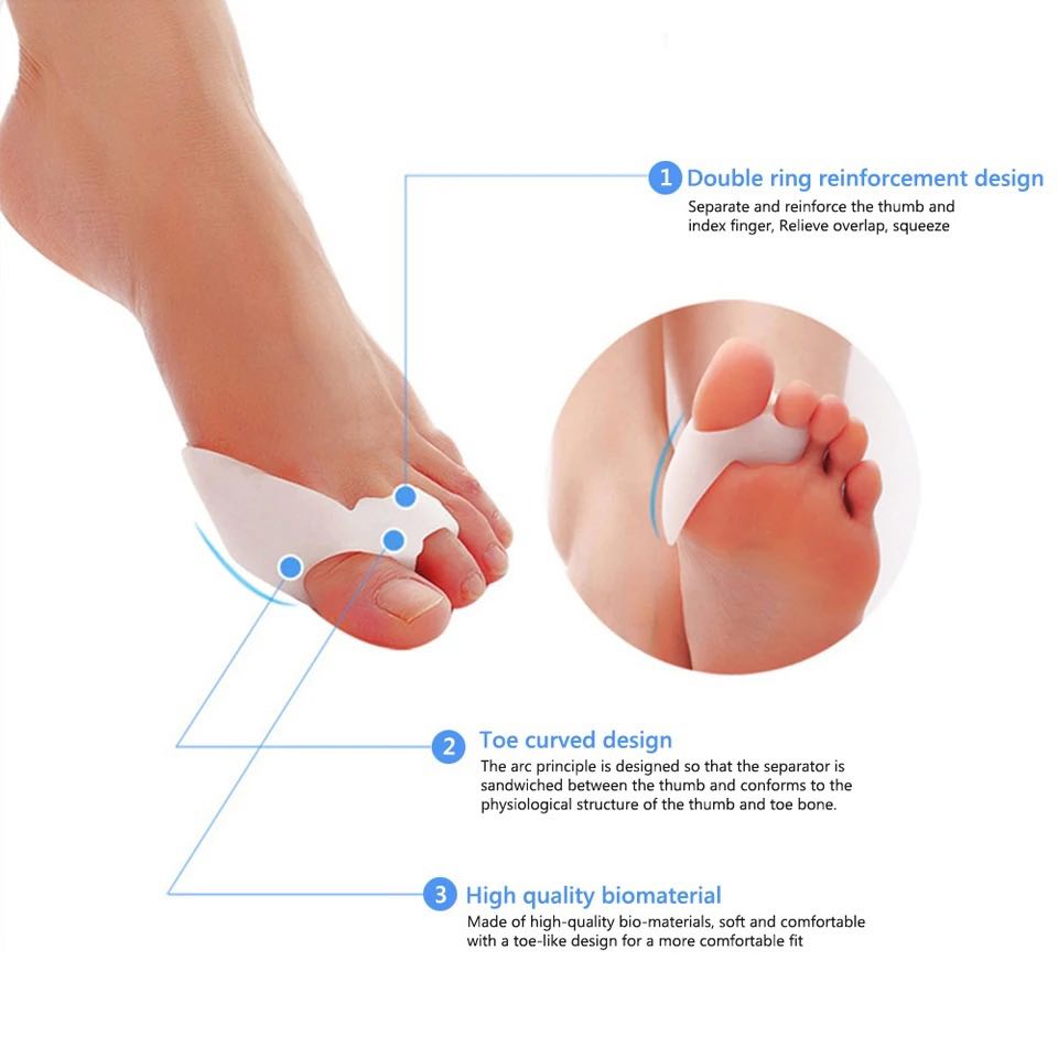 Orthèse Hallux Valgus en silicone