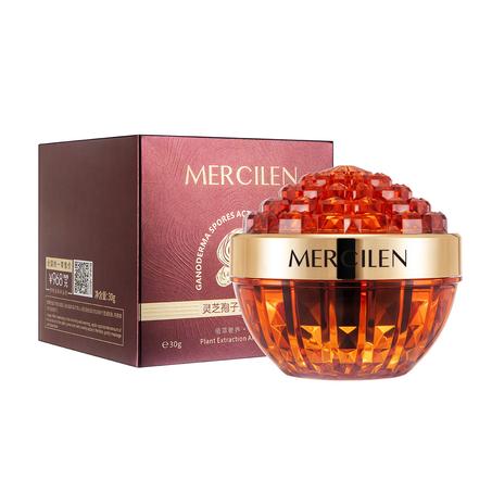 Facial beauty cream with active collagen and Ganoderma spore extract, moisturizing, brightening, and anti-wrinkle