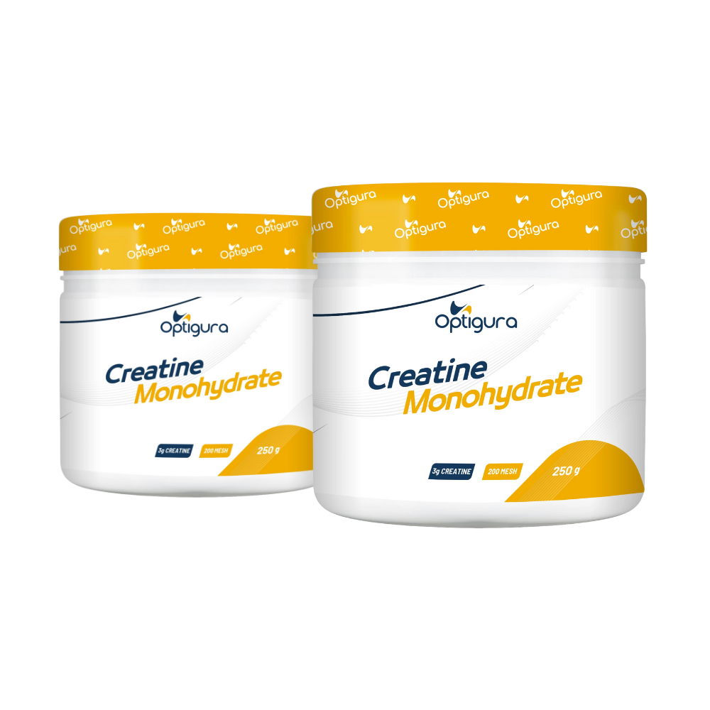 2xCreatine Monohydrate Micronized 250g - Optigura